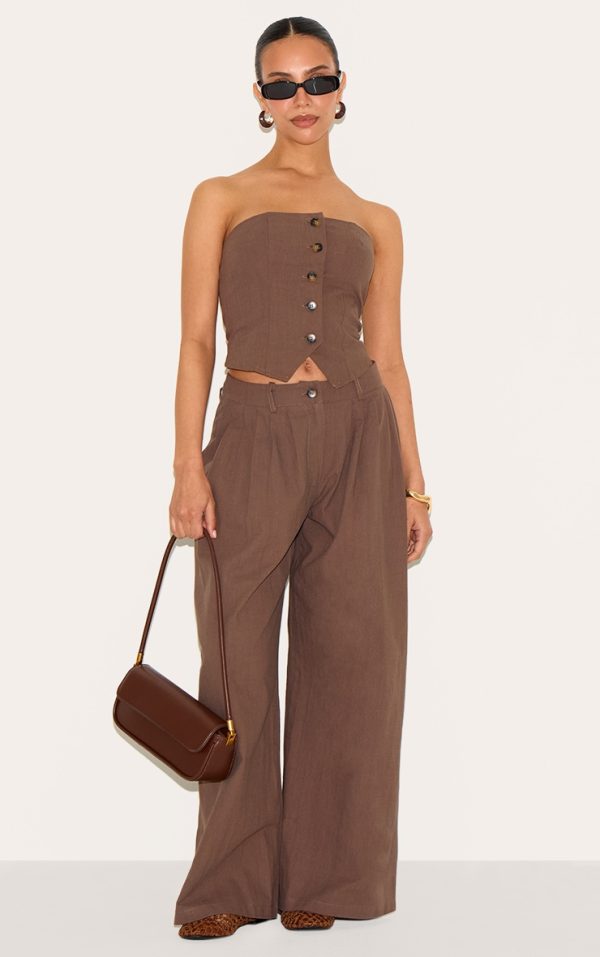4d5c8d6fdbf320aa6e1b018133844ed9febd5744_CNM3508_3_petite_chocolate_woven_bandeau_button_up_top
