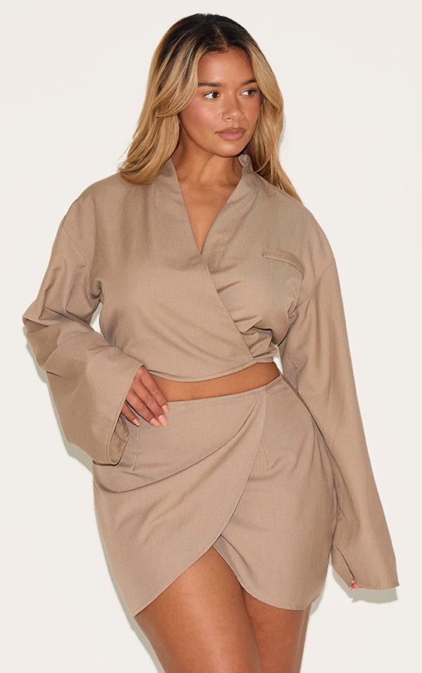 4dff89304eb937b1d1e3133af5b746e768489765_CNM6471_1_shape_mocha_tailoring_wrap_over_mini_skirt