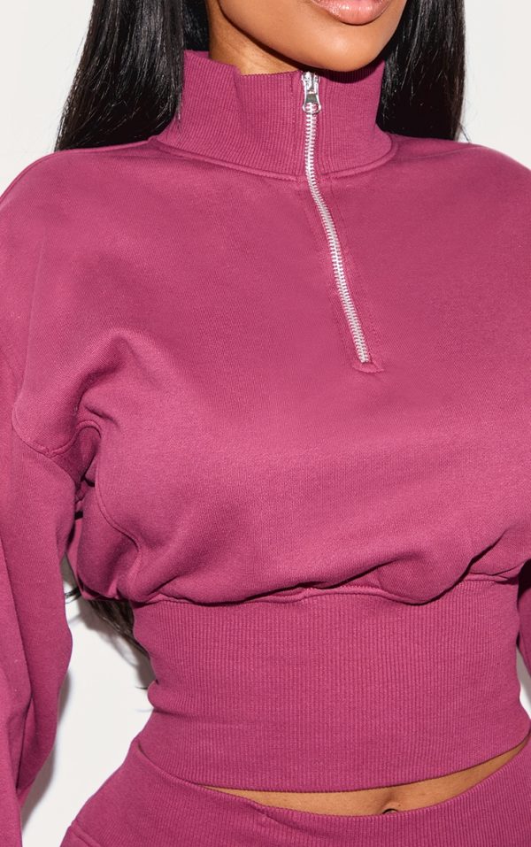 4e288eac01f801d7de436f5bcfe02e11c10c76fe_CNM0090_4_shape_burgundy_half_zip_cropped_sweatshirt