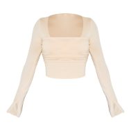 4e2ac3cd8abc852517be0f3b08979be47ec7da82_CNL8226_5_shape_cream_super_soft_scoop_neck_ruched_bust_long_sleeve_top