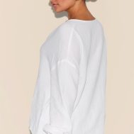 4ec6b0ee3a13370d48f5c96f2d674ddbe5bdf517_CNM3962_2_petite_white_cheesecloth_textured_tie_front_shirt