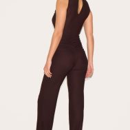 4fe0166f52fd74bfa8ed59b251bb37a49ba641aa_CNM5746_2_chocolate_soft_touch_ruched_straight_leg_jumpsuit