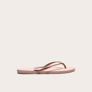 Ballet Gold Havaianas Slim Crystal