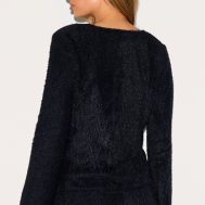 50502e2d7873a815c21800a2efd3a70f5715533c_CNM2121_2_black_textured_v_neck_button_cardigan-1