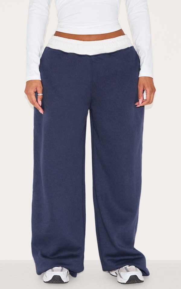 505fb5dcb135f4aa1cb9d76aa6f2b80b05615469_CNM0087_2_shape_navy_high_waisted_contrast_band_wide_leg_joggers