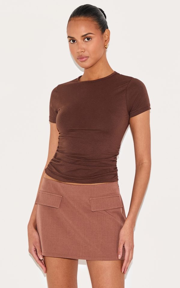 50a38a03f678af4ab98f40ffcfde8496009c40ae_CNL9118_4_chocolate_pocket_detail_structured_tailored_woven_mini_skirt