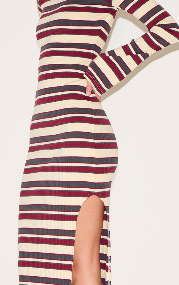 50ce13f73520f4923928abaacc99a1ee11b90a42_CNM3144_4_burgundy_striped_boat_neck_long_sleeve_bodycon_dress