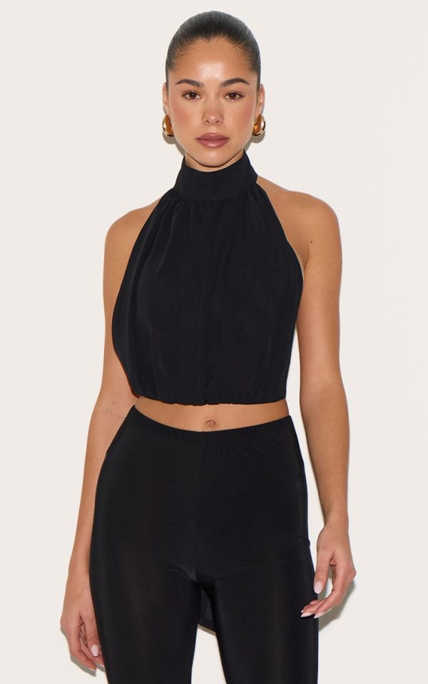 5193a0c432599a4e0a9db3d7d17188d5634e3232_CNL9787_2_black_bubble_hem_chiffon_long_top
