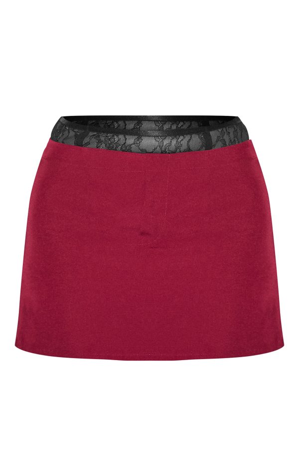 51c68b0c38efdc0d2795459f530e97ac9ebabca5_CNL9514_6_burgundy_lace_waist_detail_woven_belted_mini_skirt
