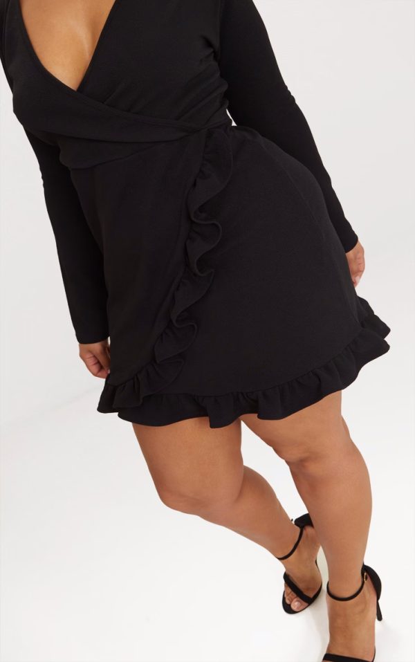 51d9a2af2bbfe048b63f5e54aaff210197fd660c_CLW1365_5_plus_black_long_sleeve_ruffle_wrap_dress