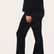 53040eff891a583c0e726e420bbba66ed0c04ca6_CNJ1990_3_plus_black_melange_soft_knit_foldover_waist_flared_trousers