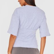5335ef90db8f4e3eb8a818a9be847e708b8cfd06_CNK8351_2_grey_marl_ruched_bust_detail_fitted_t_shirt
