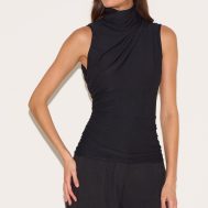 535ec4ec94441e1fb90f4c01f5b0b1b144bfc3e6_CNM4277_4_black_soft_touch_ruched_side_high_neck_top