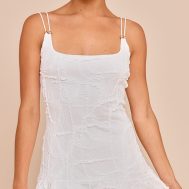 536f629ea5654e466aadac6229e3a478a7eab4a9_CNM7009_1_petite_white_textured_double_strap_shift_mini_dress