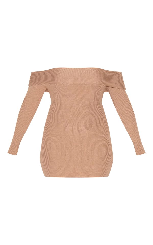 5384a834f8d301a5e0b9a69d139ea380adf588b2_CNM8164_5_shape_mocha_off_shoulder_fold_over_knitted_bodycon_dress