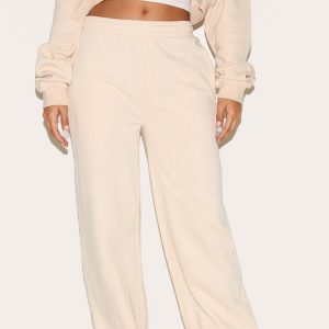 Tall Stone Drawstring Wide Leg Joggers