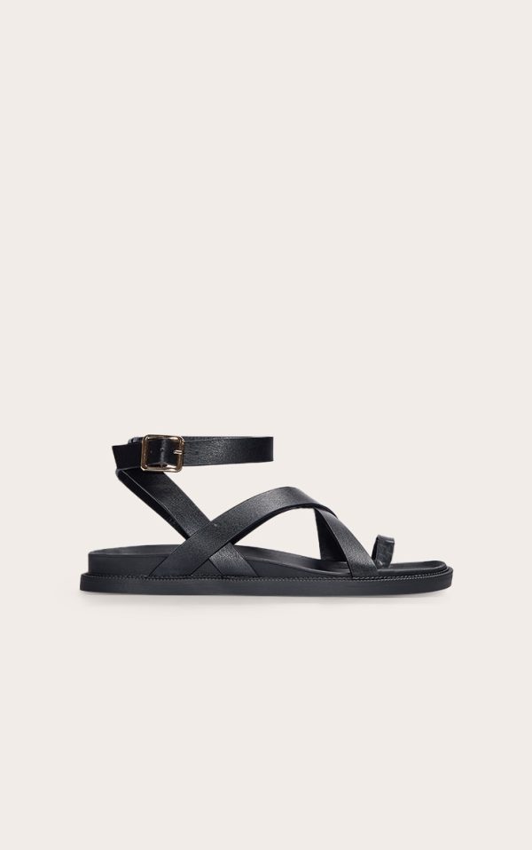 5456f76f68a18830a5f42d094a91dd6ee6e34339_CNL6589_2_black_pu_round_toe_ankle_strap_footbed_sandals