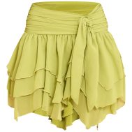 545712f37a88c1ada93db09d663397a8dc7f2d2f_CNM6170_6_green_chiffon_frill_detail_mini_skirt