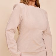 547d8fff63f9537a25307a3b1e5324ffd88e109c_CNM6311_4_shape_stone_linen_boat_neck_shoulder_pad_mini_dress