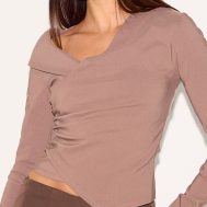549adc91f7f62751348e801a7d065a279da532df_CNM2903_4_mushroom_bengaline_asymmetric_ruched_long_top-1