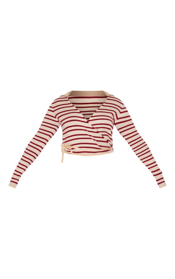 54bd59bc6bff494cfa6d354df748fc24aae95efe_CNM8085_5_shape_cream_knitted_stripped_tie_waist_collared_jumper