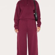 54ca090a20664c686a169143ccb8332a68fab319_CNM1849_3_petite_burgundy_quarter_zip_sweatshirt