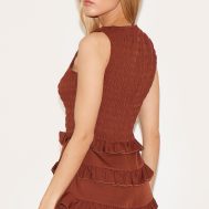 54df53ae063344de53580854724aa48dca7b161d_CNL9248_2_chocolate_woven_shirred_boat_neck_playsuit-1