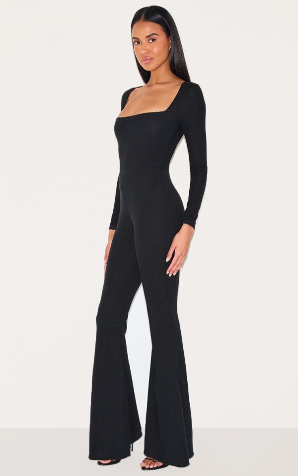 55465d68fa966fd5fc75a5a14f5c0c869dcc502d_CND1929_3_black_ribbed_lace_trim_long_sleeve_flared_leg_jumpsuit