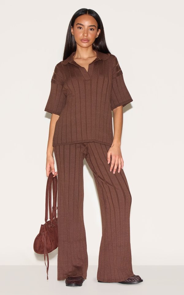 554ac8045f65f90f7bb53618ae01e9f0c77d978f_CNM8344_3_petite_chocolate_rib_knit_oversized_polo_top