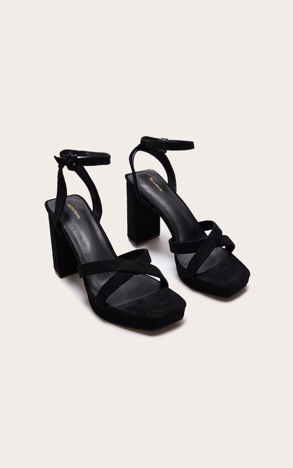 557315dad6a9385611113830a4229e29724c8c6c_CNC2797_2_black_faux_suede_square_toe_lace_up_flat_chunky_heeled_platforms