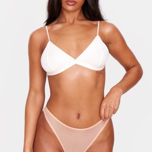 Nude Mesh Basic Thong