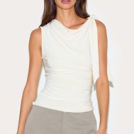 55b71eb9eddf029d88536b5d23887c0225eefda0_CNM6635_1_almond_double_layer_slinky_shoulder_tie_detail_top