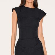 5644886623a32f5be4dab40077aedfb0b33d3e49_CNL9266_1_black_tailored_woven_boatneck_cap_sleeve_playsuit-1