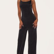56584572fc6d6d2fdc6151eabb48bed236b0a50f_CNM3115_3_black_double_layer_slinky_low_back_strappy_wide_leg_jumpsuit