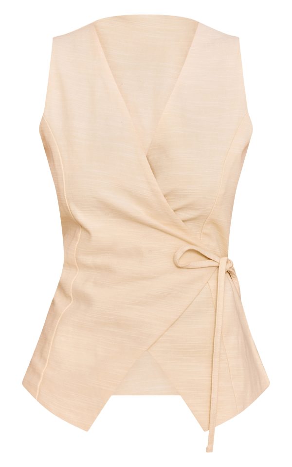 565feaaa2117589b897c23b266f64978aa4c1741_CNM6319_5_almond_textured_asymmetric_tie_front_waistcoat