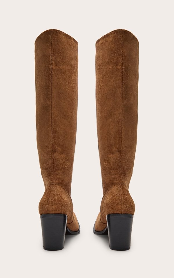 5669dfb048575dec5de3c3900c2074e6a109e566_CNL6650_3_tan_faux_suede_square_toe_high_block_heel_knee_high_boots