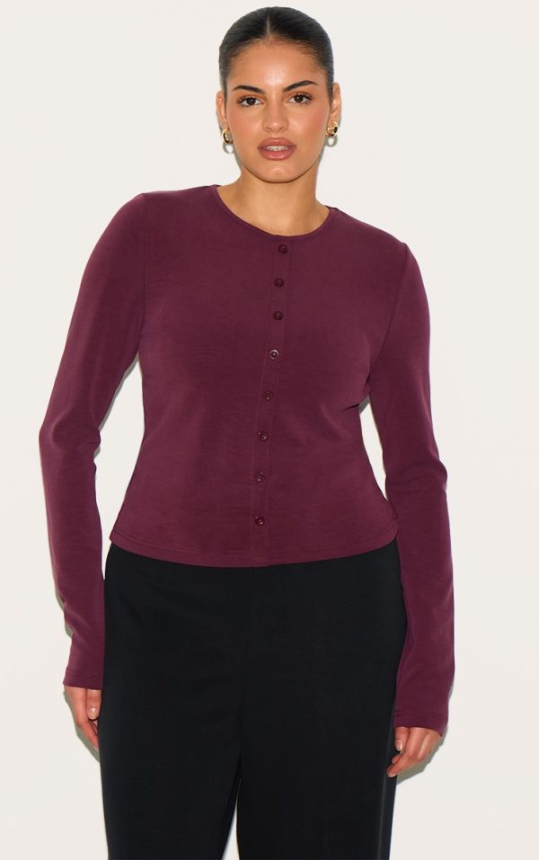 56bd03ba8f1cdd8ecf3df7950c52842fc0a6300d_CNM4452_1_plus_burgundy_modal_button_detail_long_sleeve_top