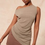 56c007a5f2a1500c3faee8e1bf74205d15cbb65e_CNN1287_1_khaki_lightweight_woven_one_shoulder_asymmetric_top