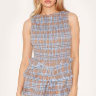 56fca814f9f03eec668e4e80ba616b84616b52c1_CNL9247_1_green_gingham_woven_shirred_boat_neck_playsuit