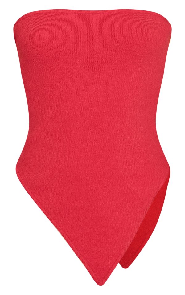 57255d90d021a162fc5217cb1dd9098f61efb8cd_CNM7109_5_red_fine_knit_bandeau_asymmetric_hem_top