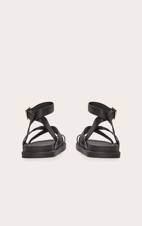 57573cf3848a0c0895dd2eb75a27f08d911cab40_CNL6601_3_black_pu_round_toe_gold_toe_loop_strappy_footbed_sandals