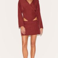 5765d96f7916050ad5ca3d4cc761581a769b828c_CNM3511_1_petite_burnt_orange_woven_mini_skirt