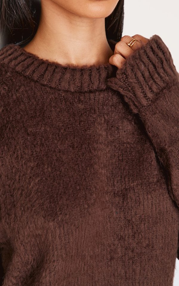 5786c512e99863c29574ec4273c3d6dff74be729_CNM0224_4_petite_chocolate_fluffy_knit_oversized_jumper