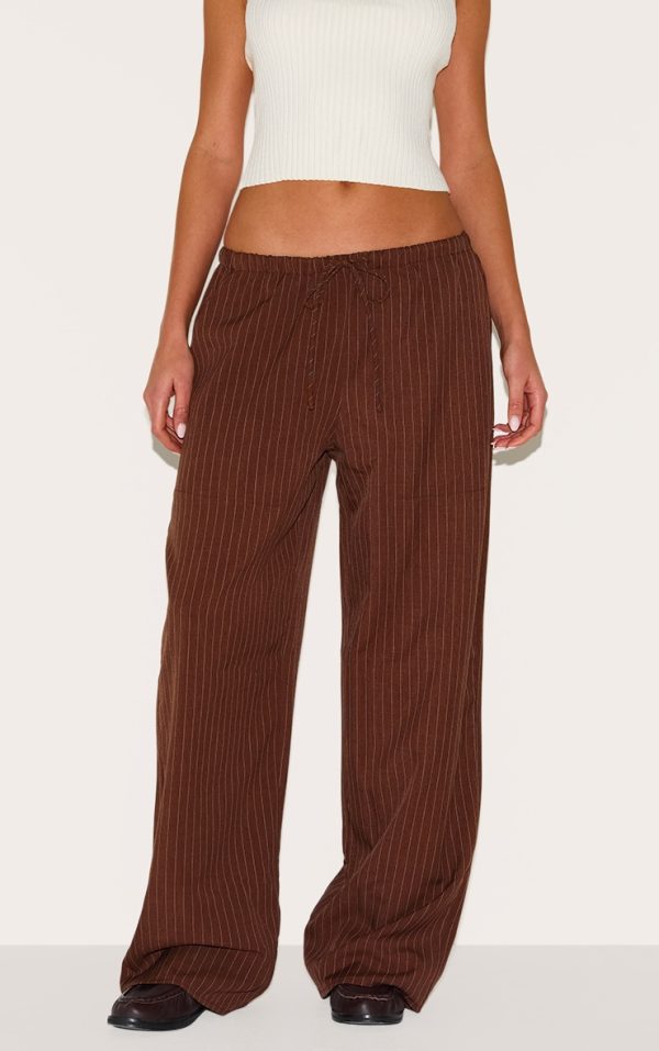 58b388a169223cc6e184c8100e024caf54778ae8_CNL7449_2_chocolate_pinstripe_woven_drawstring_low_rise_relaxed_trousers