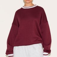 5a135edd70b217d0047d940a506de06a3a0f299d_CNL4111_1_burgundy_striped_ribbed_hem_oversized_sweatshirt-1