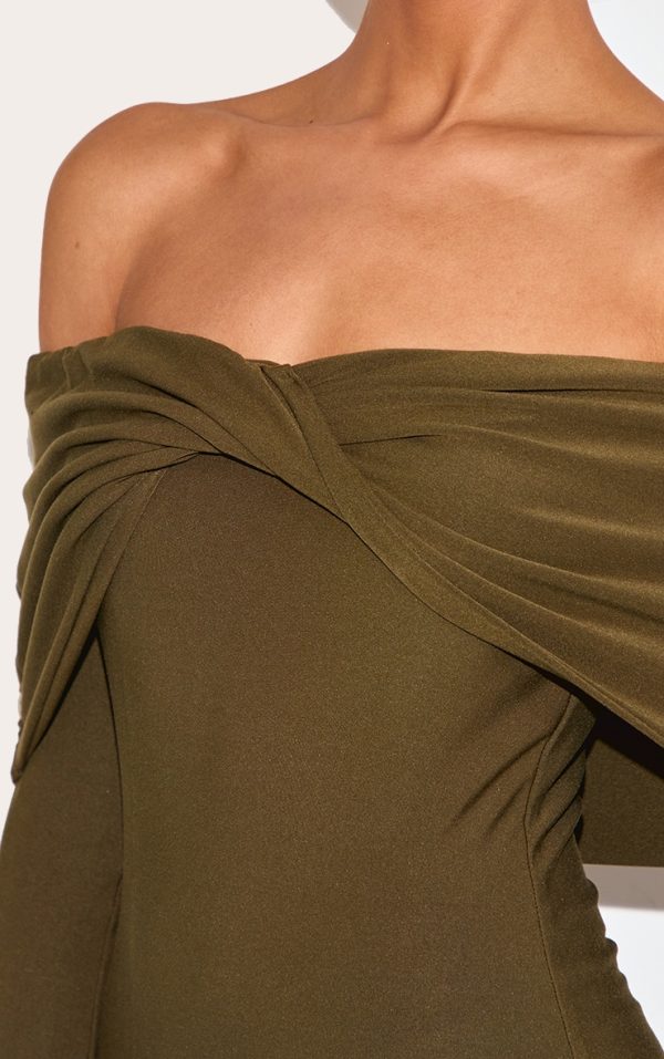 5a21f0237938af2ecc2ee14b4f2e987b5a9ed4d1_CNM2278_4_khaki_soft_touch_twist_detail_bardot_bodycon_dress