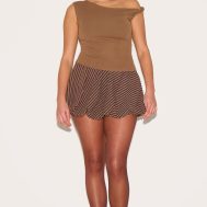 5a3409061ca22c30931ef14503dd4e9ff1db4a10_CNM1642_1_plus_chocolate_pinstripe_print_cotton_puffball_skirt