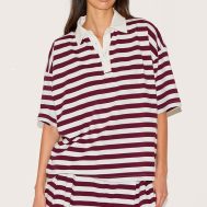 5aa4afc80cb4e759f7d6f5b0aa2ea6dd9ccd6e55_CNM6201_1_red_stripe_striped_oversized_collared_t_shirt