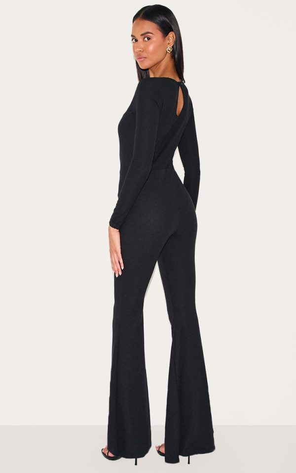 5ac1df2fa7d3a4b2a281ad0f11588f33729fdfb3_CND1929_2_black_ribbed_lace_trim_long_sleeve_flared_leg_jumpsuit