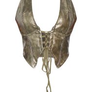 5ac4869c5b9d1c2985c4bfdb5d5616909eb1da43_CNB1617_5_dark_green_washed_faux_leather_lace_up_plunge_halterneck_top